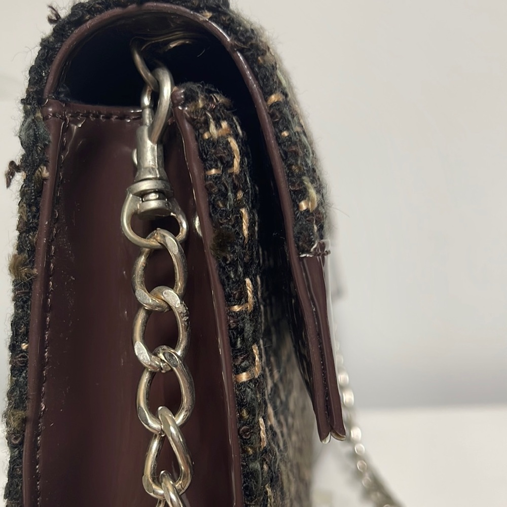 Tweed Rectangular Handbag - image 6